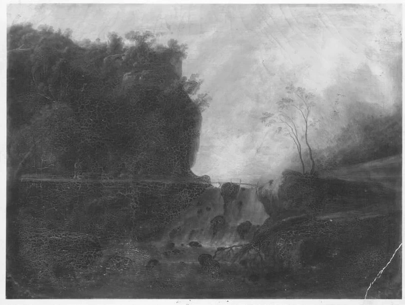 Paesaggio ideale con cascata - Bavarian State Painting Collections